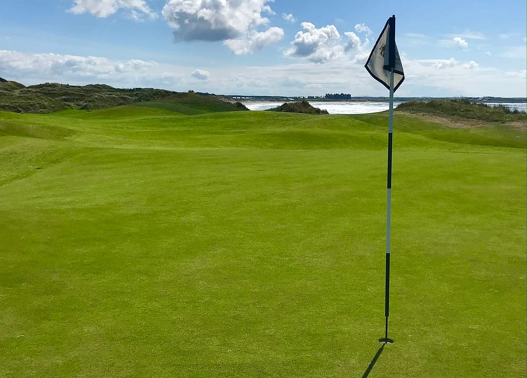 The views across Doonbeg Beach in County Clare